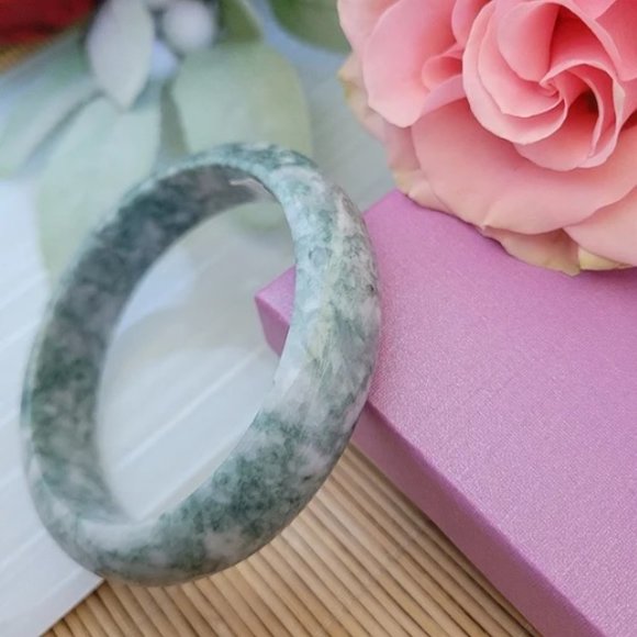 100% Genuine Jadeite Bangle 61mm NWT - Picture 10 of 15